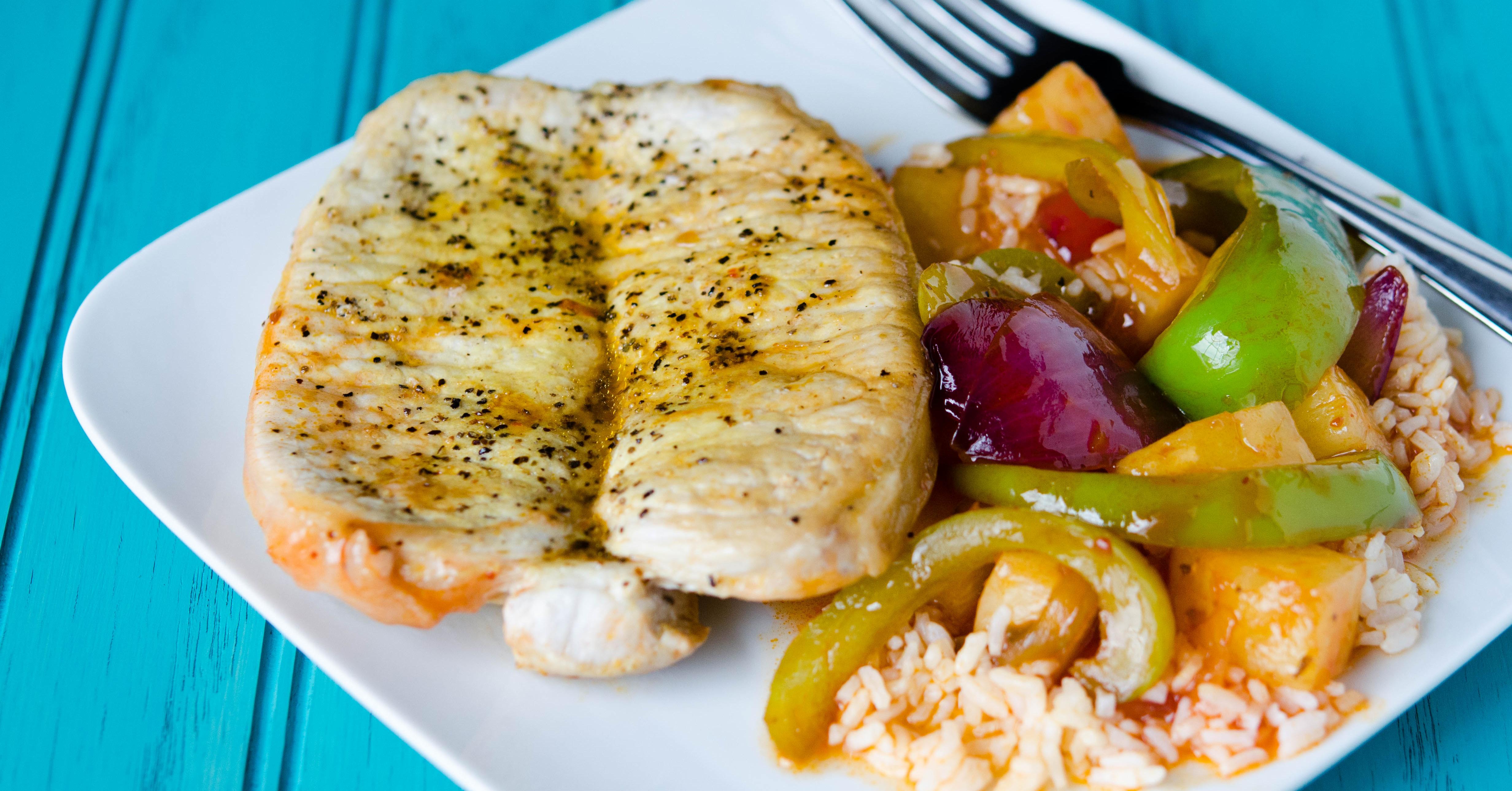 Aloha Pork Chops - Dump and Go Dinner | Once A Month Meals