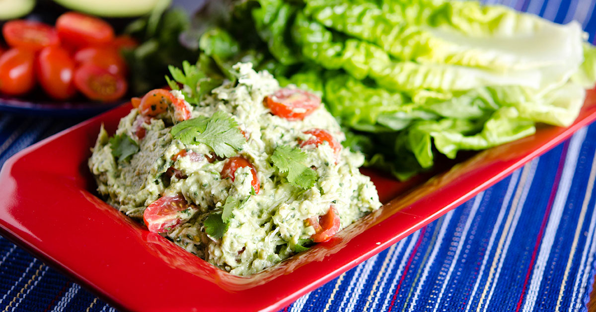 Chicken and Avocado Lettuce Wraps Dump and Go Dinner Once A Month Meals