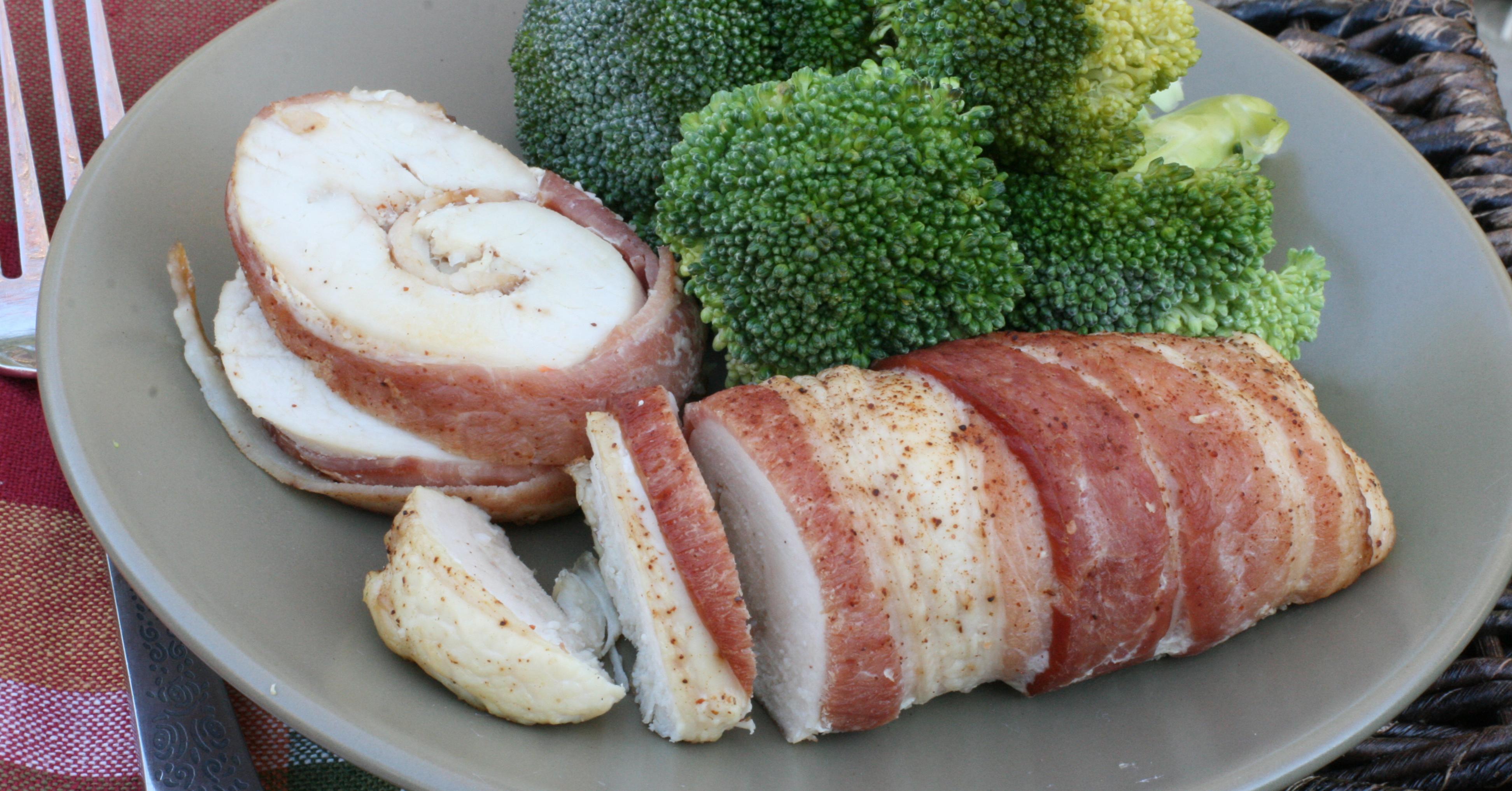 Bacon Wrapped Spicy Chicken Poppers Dump and Go Dinner Once A Month Meals