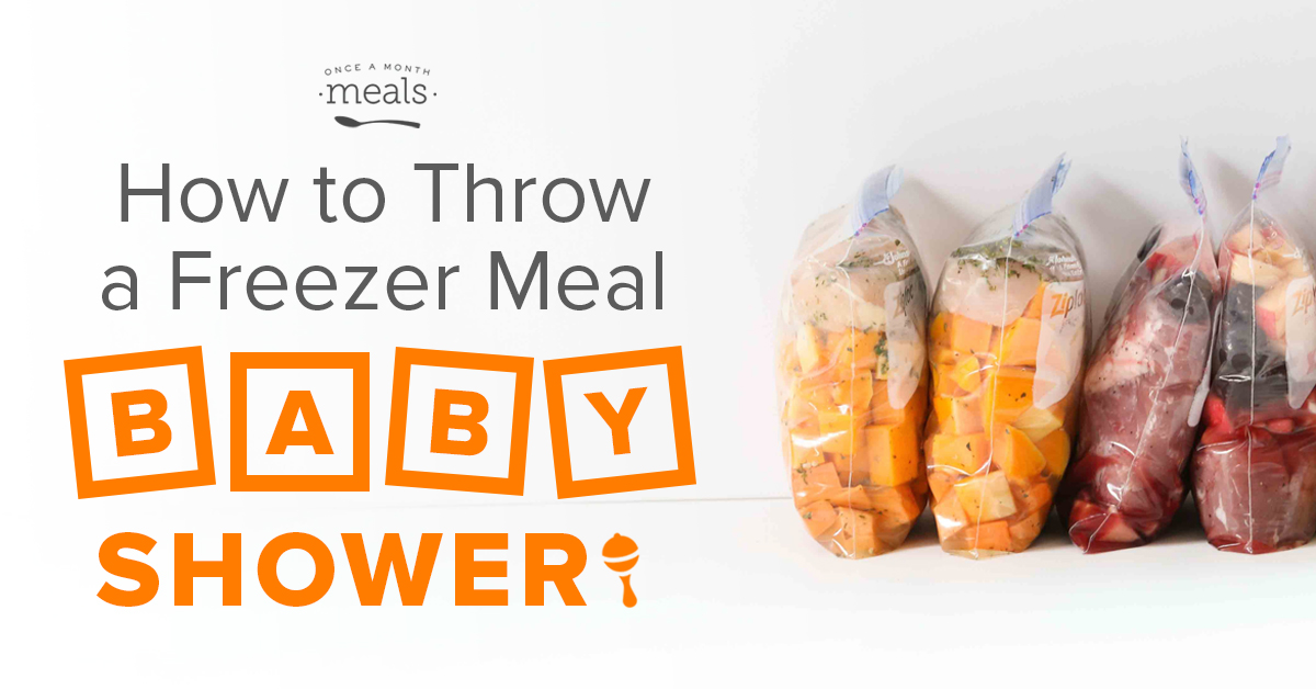 How to Throw a Freezer Meal Baby Shower