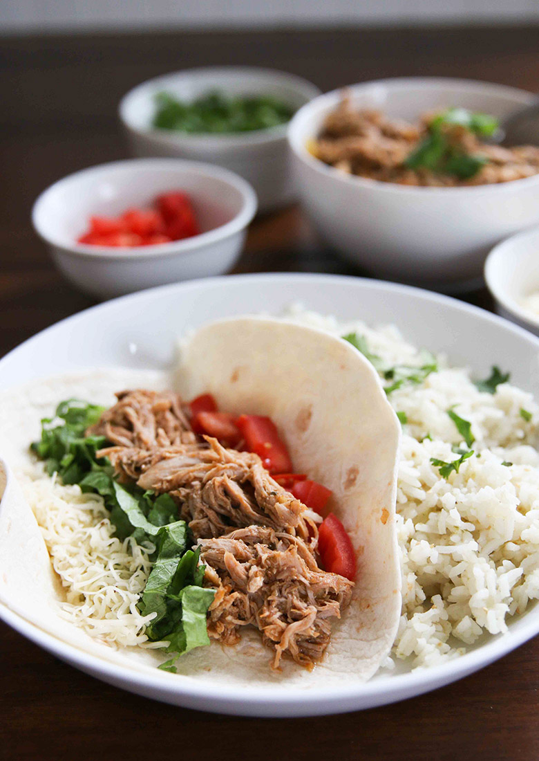 Slow Cooker Carnitas Lunch Version Once A Month Meals