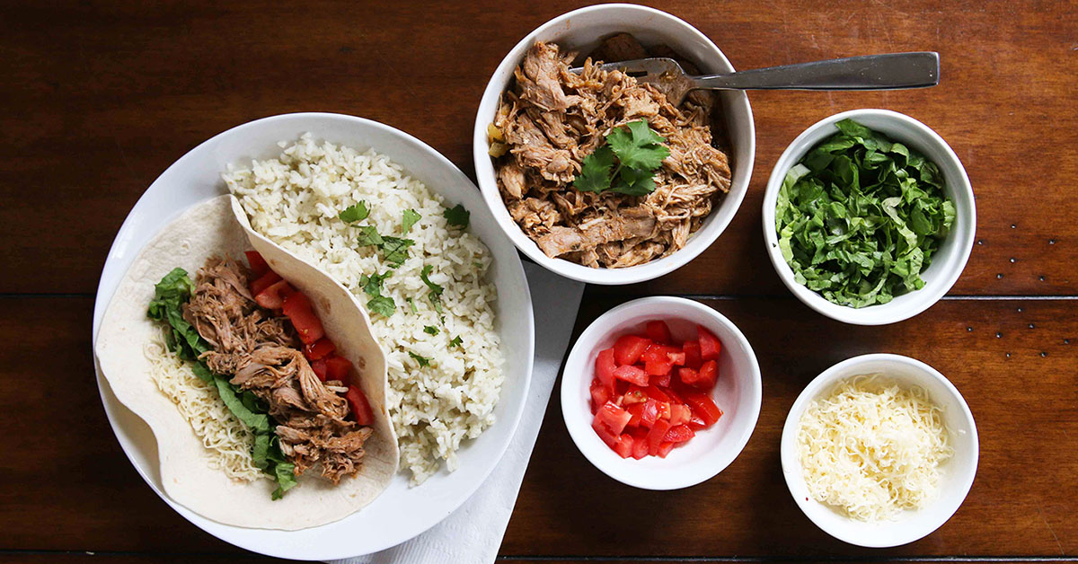 Slow Cooker Carnitas Lunch Version Once A Month Meals