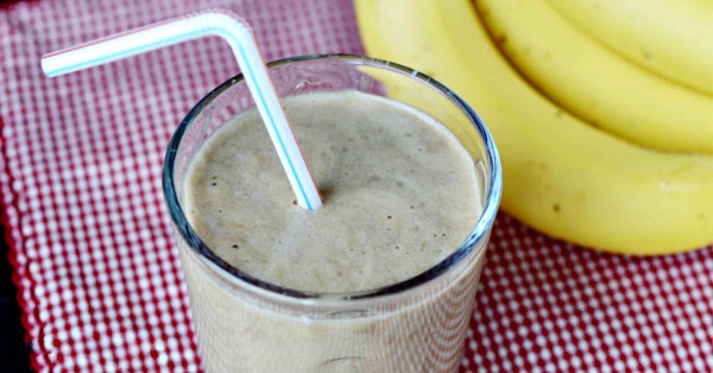 Peanut Butter Banana Smoothie | Once A Month Meals