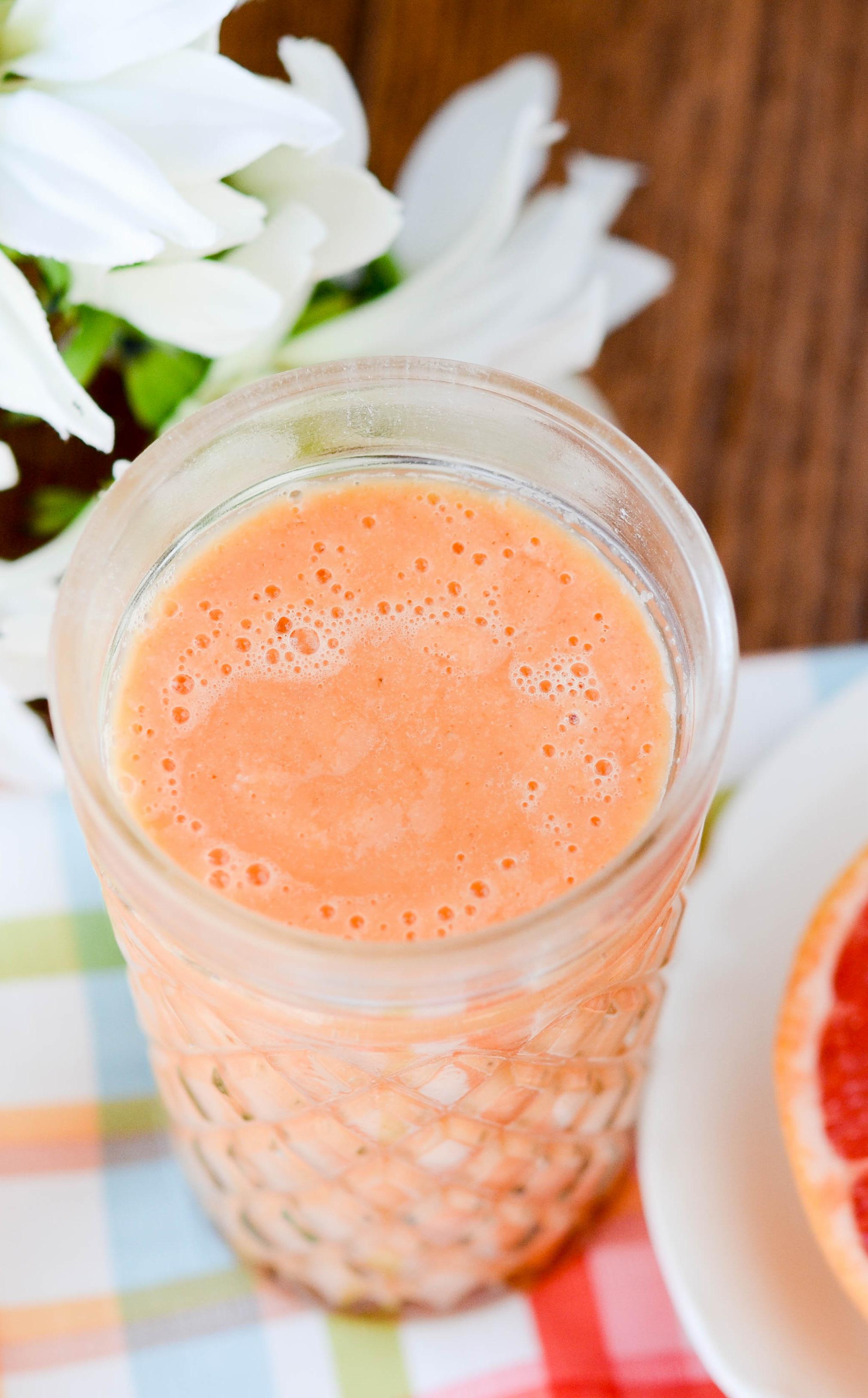 Carrot Mango Grapefruit Smoothie Once A Month Meals