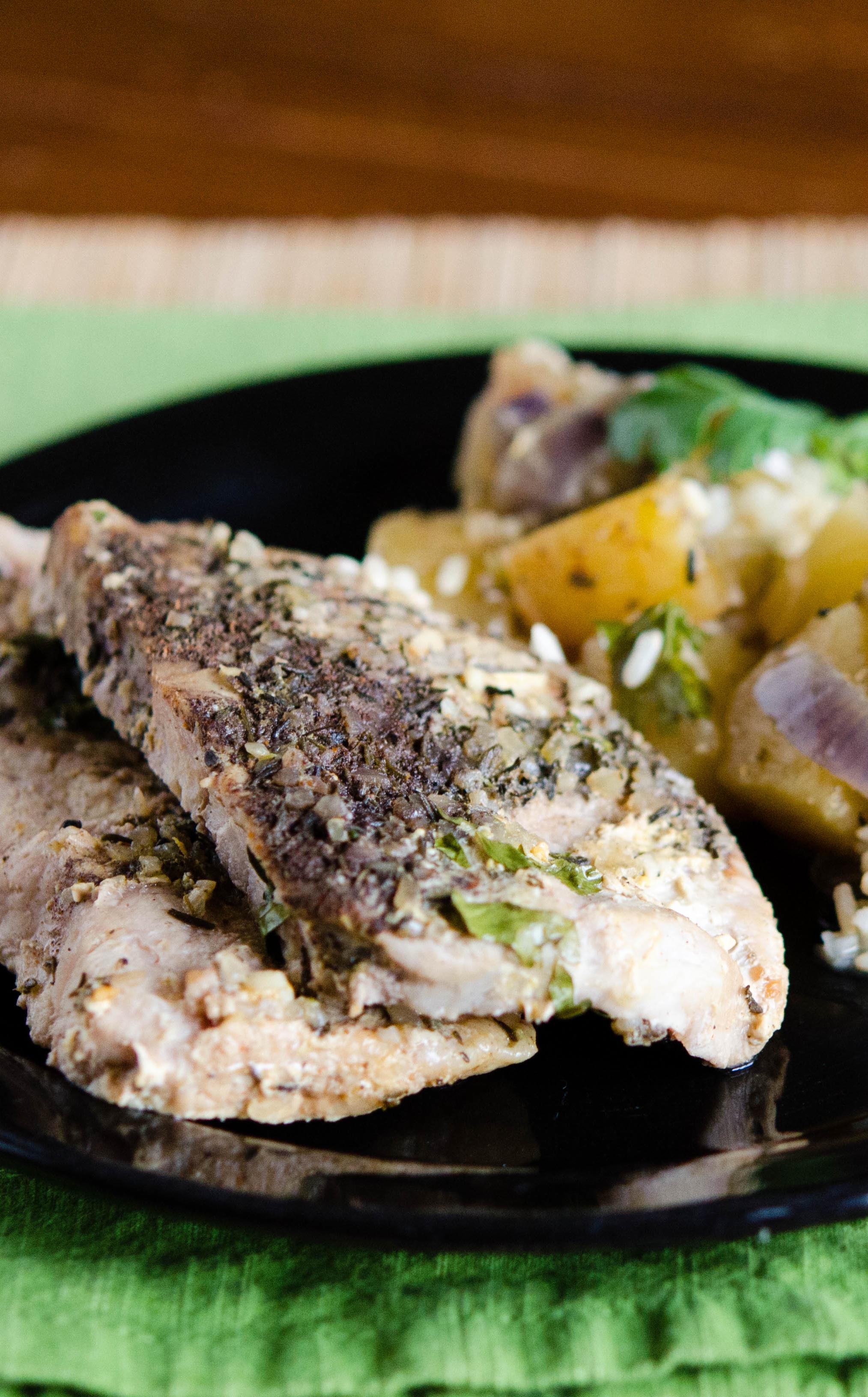 Slow Cooker Jerk Pork Dump and Go Dinner Once A Month Meals