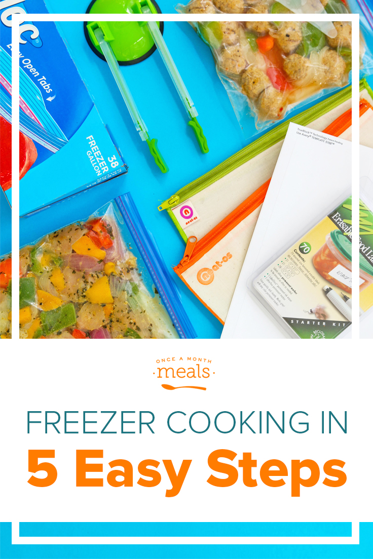 In order to help you start freezer cooking quickly, we have five easy steps and a list of great posts from our Get Started series.