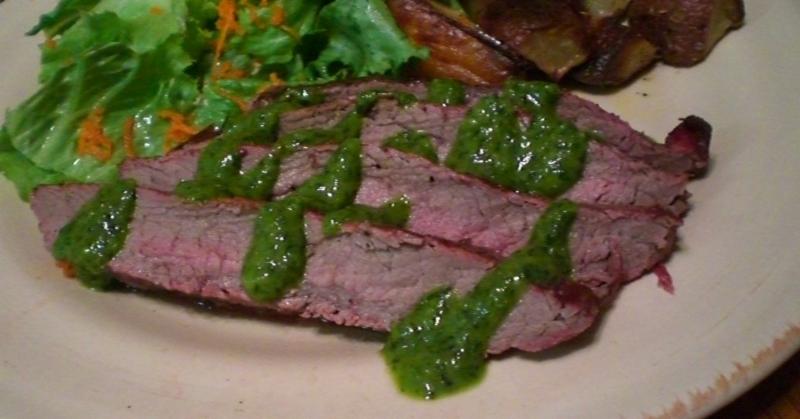 Flank Steak for Two - Dump and Go Dinner | Once A Month Meals