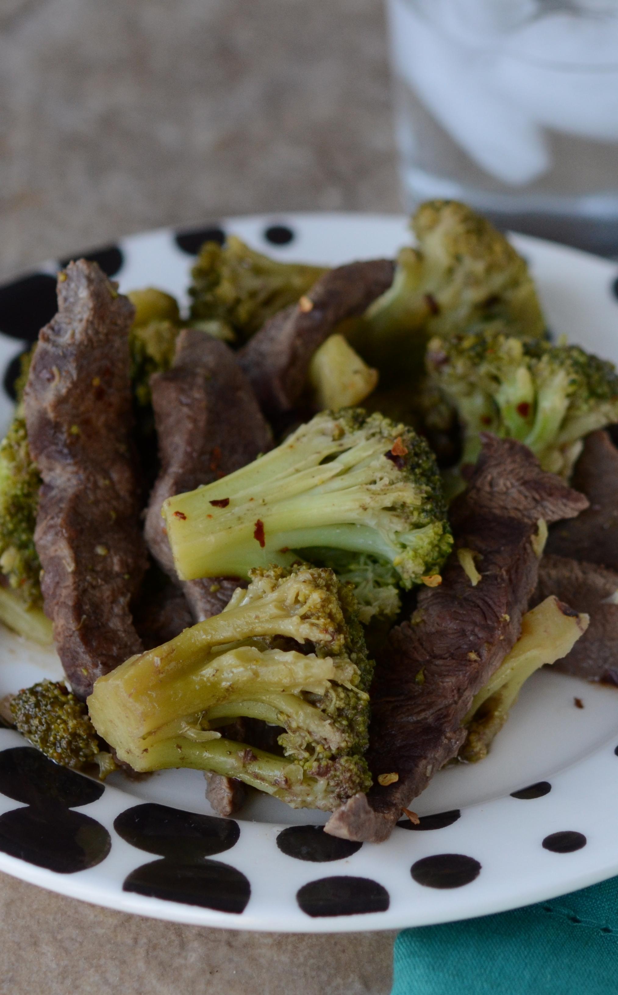 Spicy Beef and Broccoli - Dump and Go Dinner | Once A Month Meals