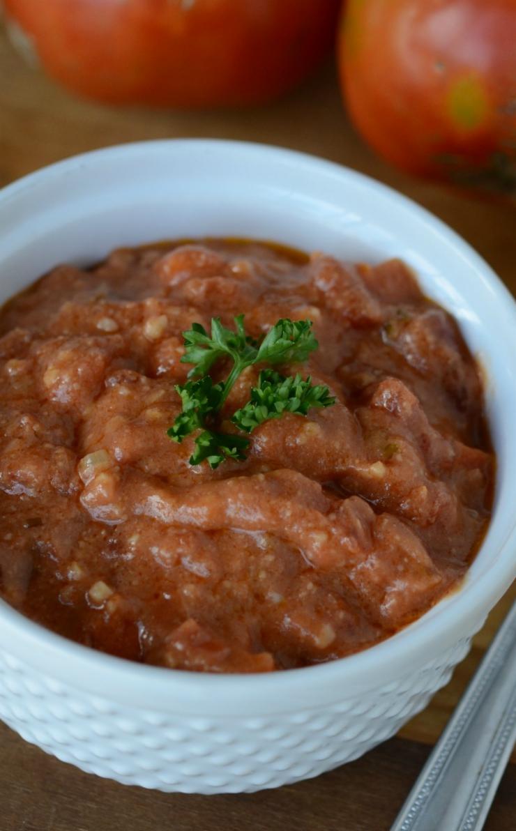 Vegan Tomato Soup - Lunch Version | Once A Month Meals