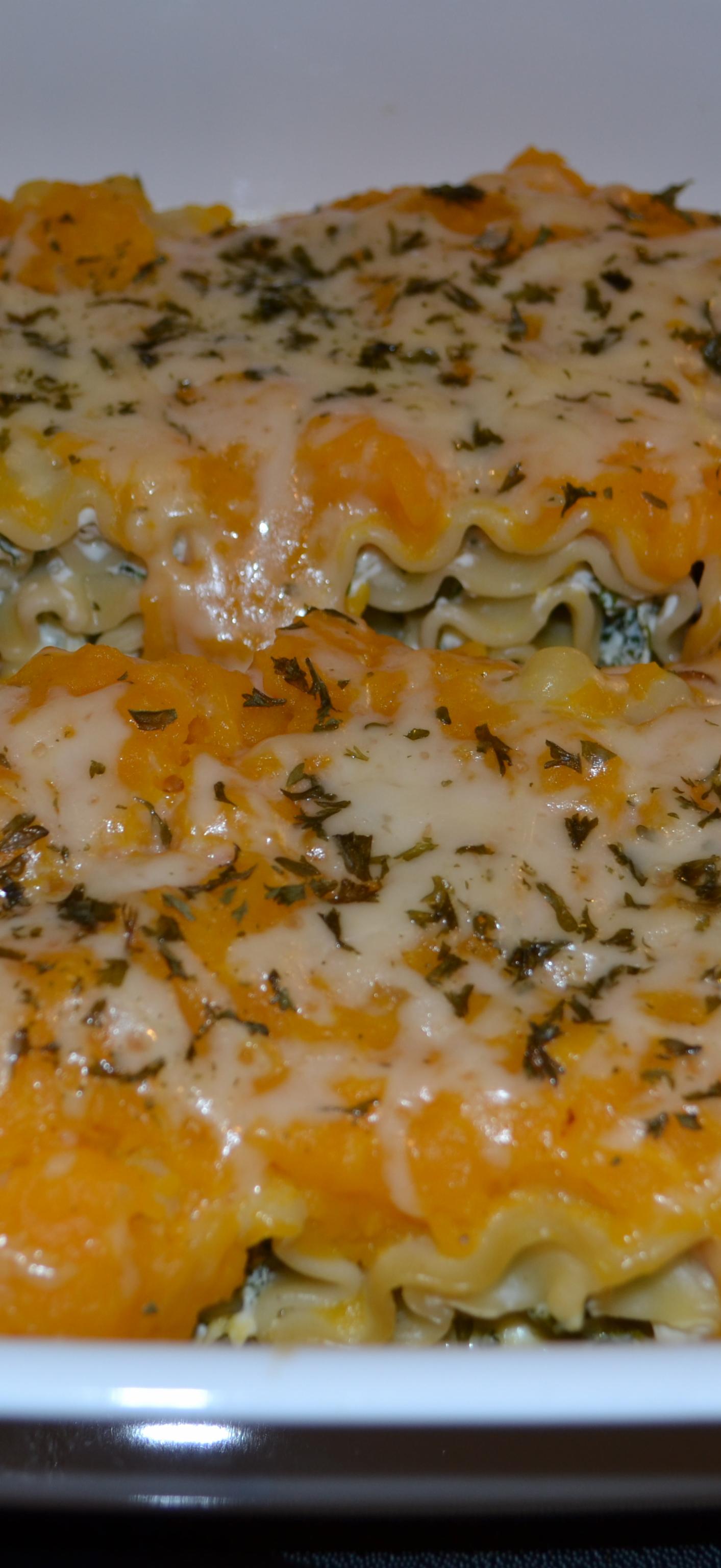 Butternut Squash and Spinach Lasagna Rolls Once A Month Meals