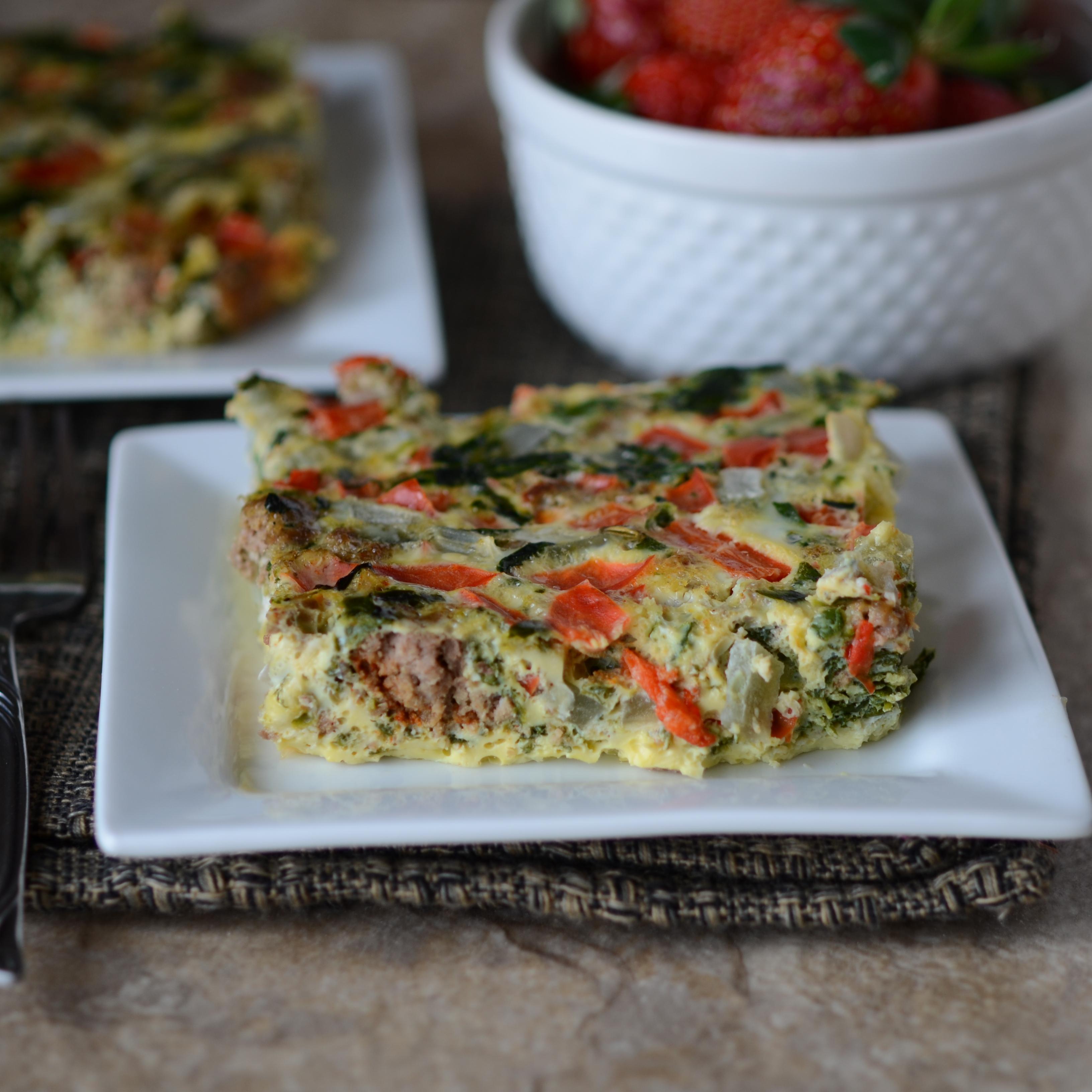 Slow Cooker Breakfast Frittata | Once A Month Meals