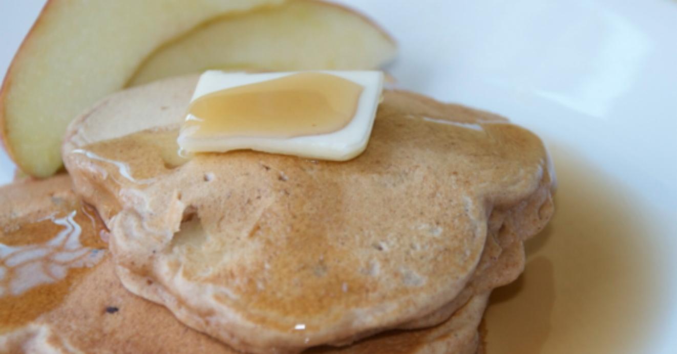 Cinnamon Apple Pancakes | Once A Month Meals