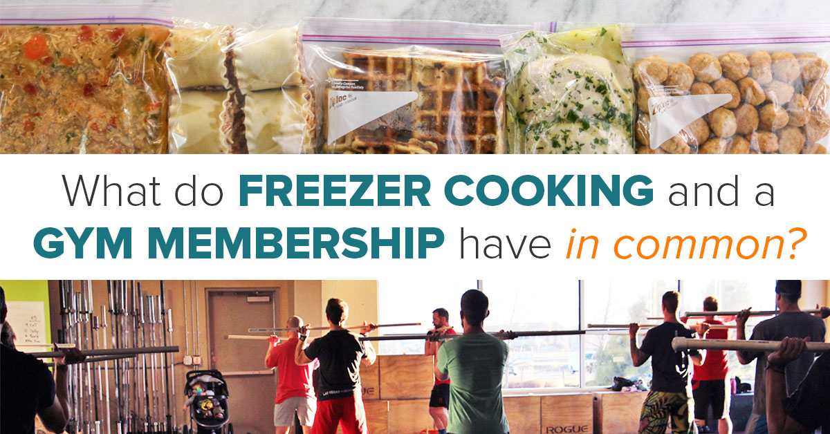 What do freezer cooking and gym memberships have in common? Find out what Kelcey learned when she started doing both regularly!