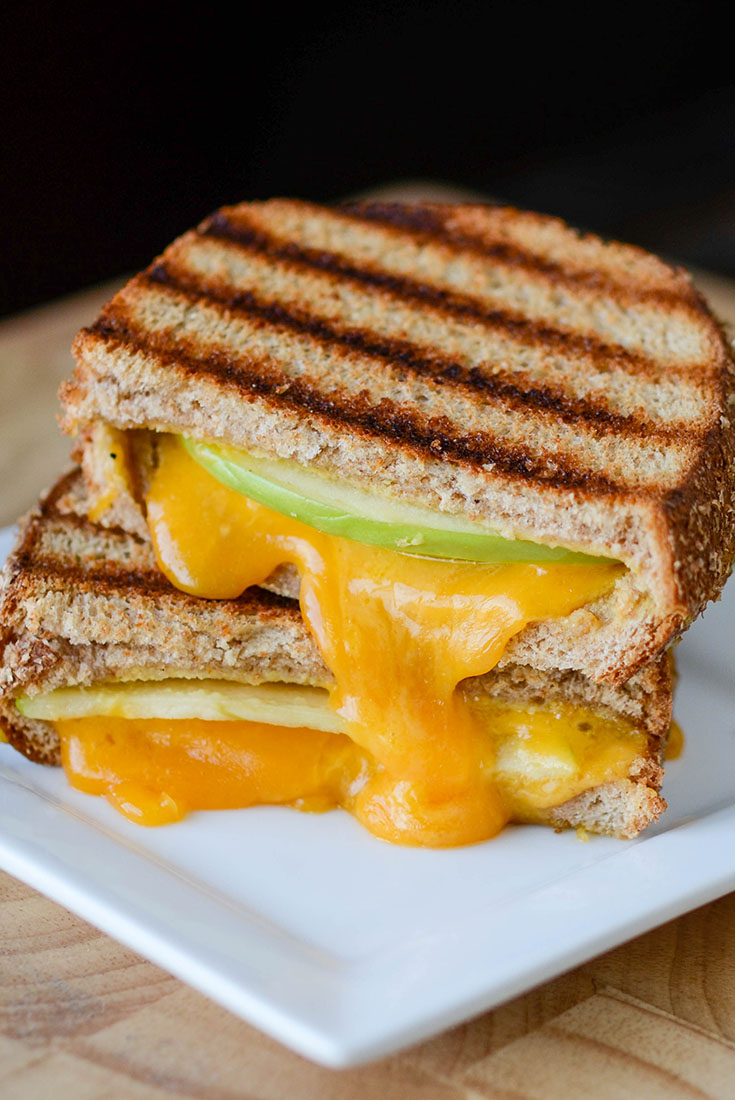 Grilled Apple and Cheese Sandwiches Lunch Version Once A Month Meals