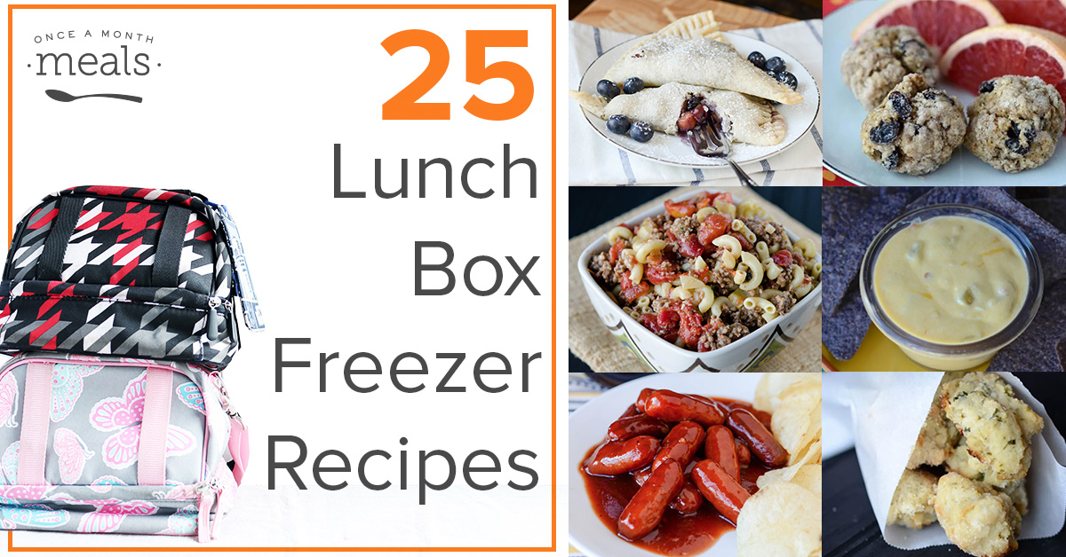 Lunch Freezer Stack - Freezer Meals 101