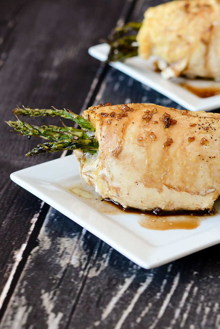 Gluten Free Dairy Free Asparagus Stuffed Chicken Breasts Dump and Go