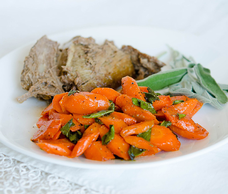 Sauteed Carrots with Sage