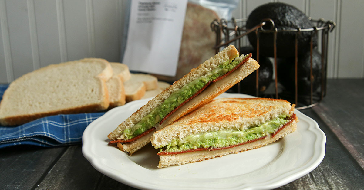 Vegetarian Bacon Avocado Melt Dump and Go Dinner Once A Month Meals