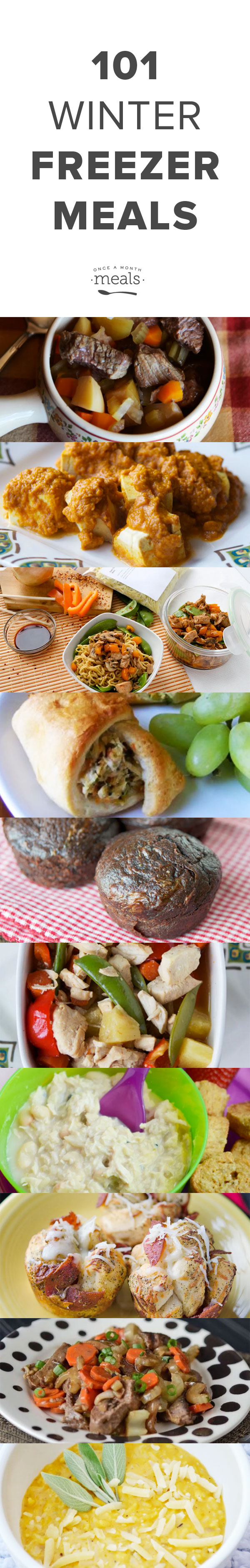 101 Winter Freezer Meals