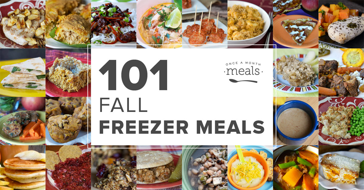 101 Fall Freezer Meals | Once A Month Meals