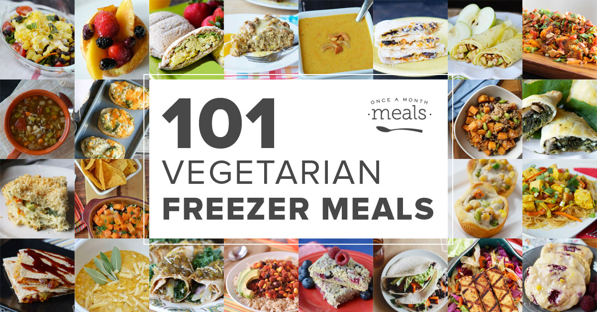 Vegetarian Freezer | Once A Month Meals