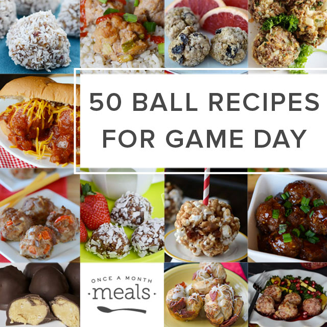 50 Ball Recipes for Game Day