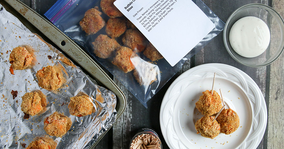 Buffalo Chicken Bites Lunch Version Once A Month Meals
