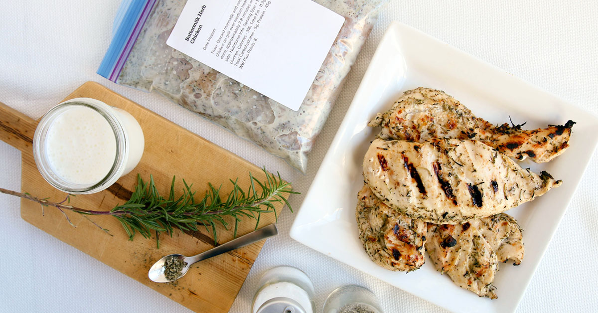 Instant Pot Buttermilk Herb Chicken Dump and Go Dinner Once A Month