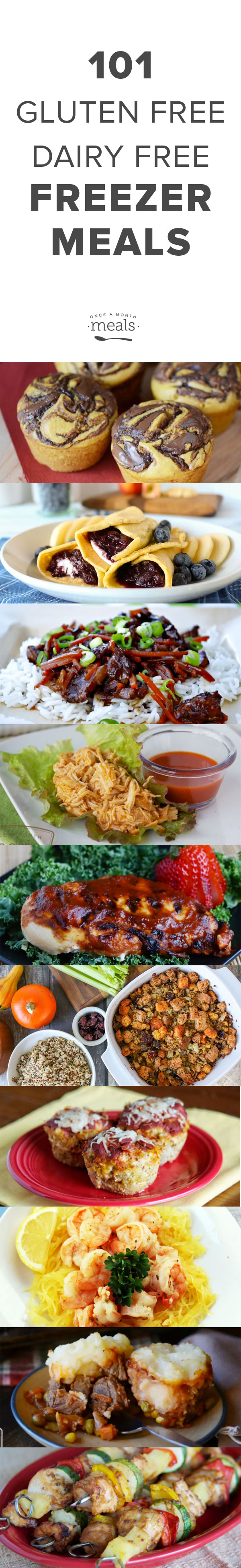 101 Gluten Free Dairy Free Freezer Meals