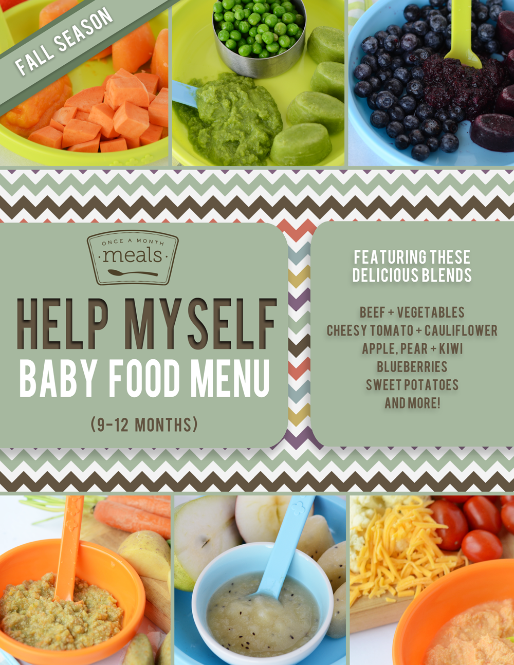 Help Myself Fall Baby Menu - 9 to 12 months