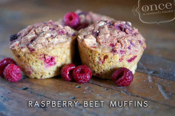 Raspberry Beet Muffins