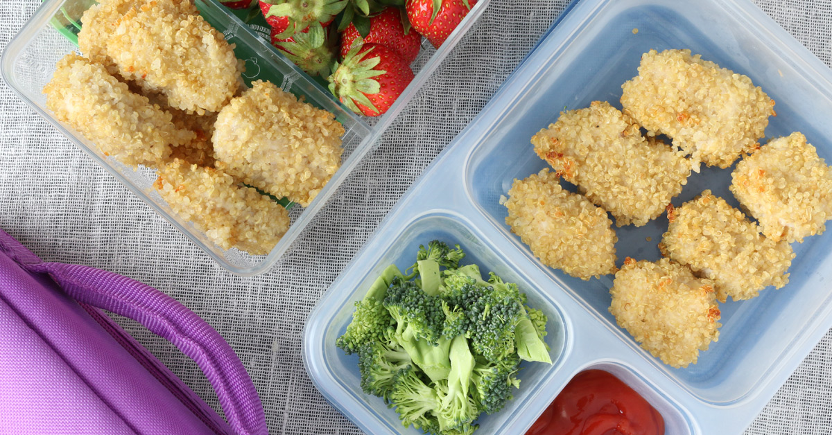 Quinoa Buttermilk Chicken Nuggets - Lunch Version | Once A ...