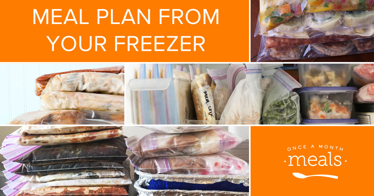 Using Freezer Meals to Plan Dinner - Once a Month Meals