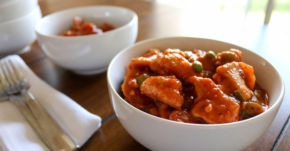 Better Than The Freezer Aisle: PF Chang's Spicy Orange Chicken - Lunch