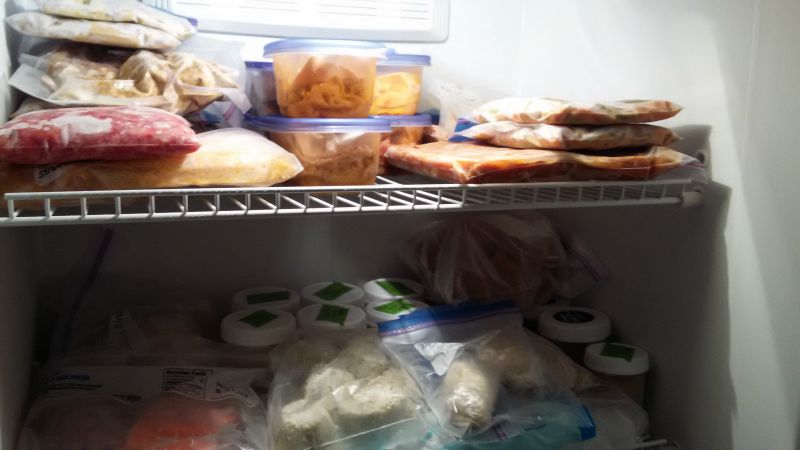 OAMM Member Beverly's Freezer Stash