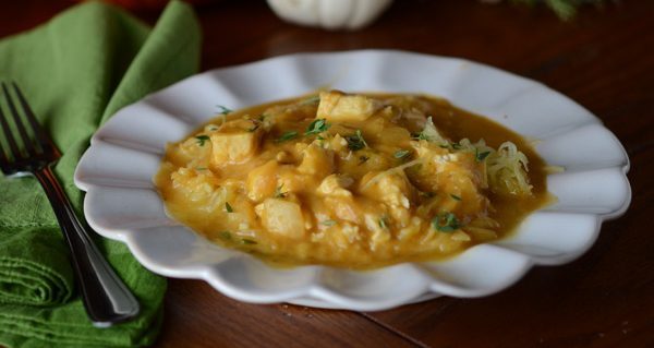 Top Pumpkin Recipes - Creamy Paleo Pumpkin Pasta with Chicken