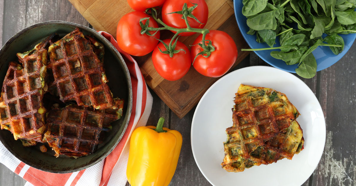 Mediterranean Frittata Waffle Wedges Once A Month Meals