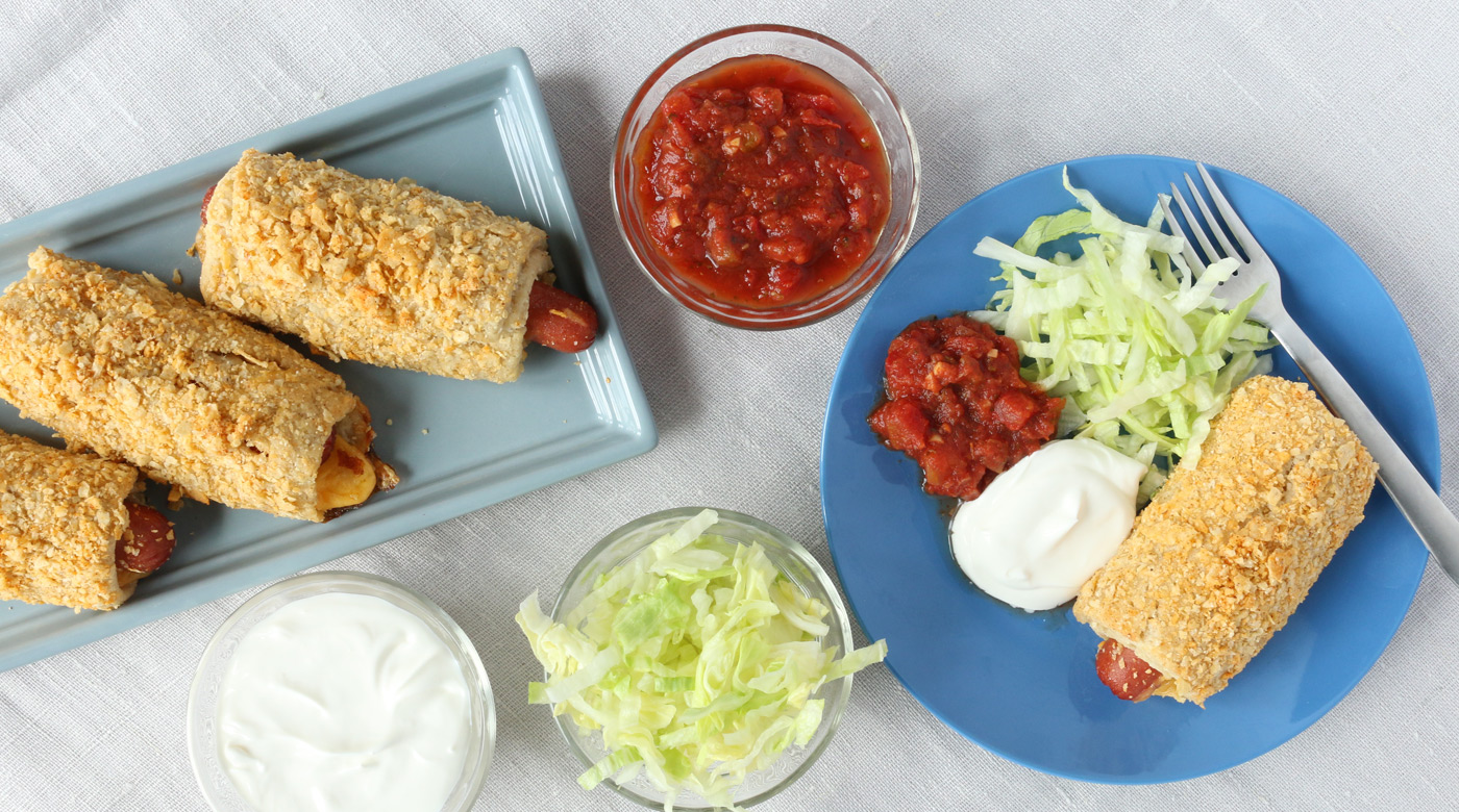 Gluten Free Taco Dogs - Dump and Go Dinner | Once A Month Meals