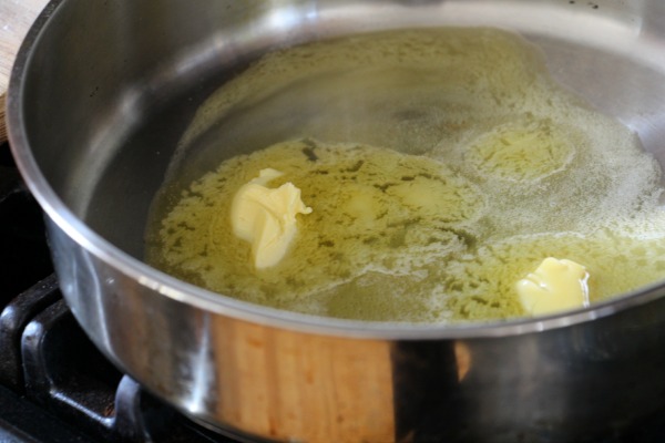 How to Make a Roux - Melt Butter