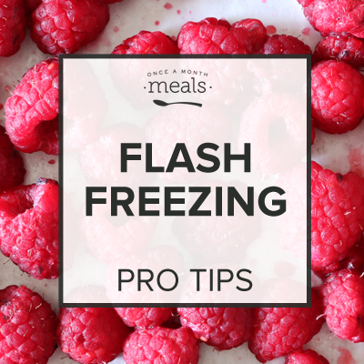 Flash Freezing - Pro Tip