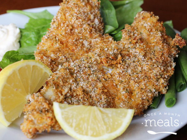 Crunchy Breaded Fish Fillets | Once A Month Meals