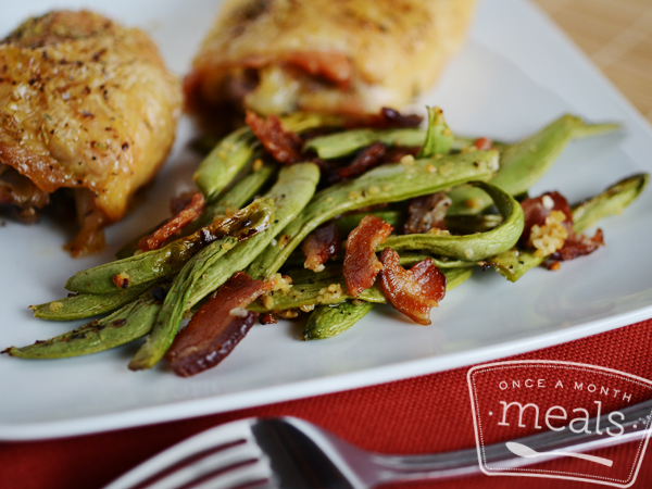 Garlic Bacon Green Beans