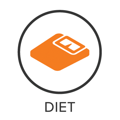 Diet Menu Badge with Icon