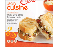 Copycat Lean Cuisine Philly Steak and Cheese Panini