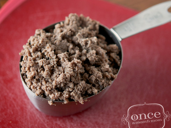 Sliced & Diced: Ground Beef | Once A Month Meals