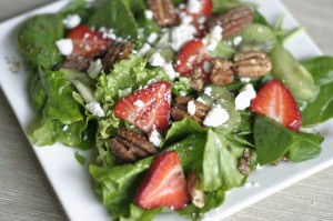 Strawberry Kiwi Salad with Poppy Seed Dressing