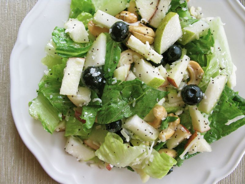 Blueberry Romaine Salad