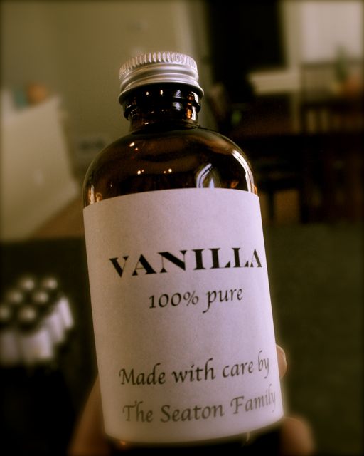 selling homemade vanilla extract