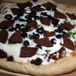 vegetarian pepperoni pizza