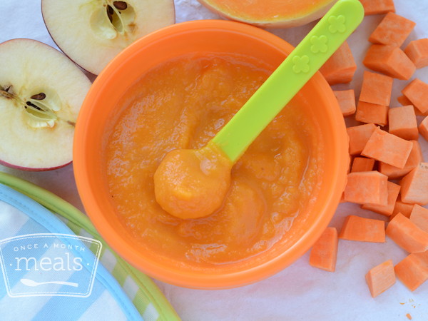 butternut squash baby food mix